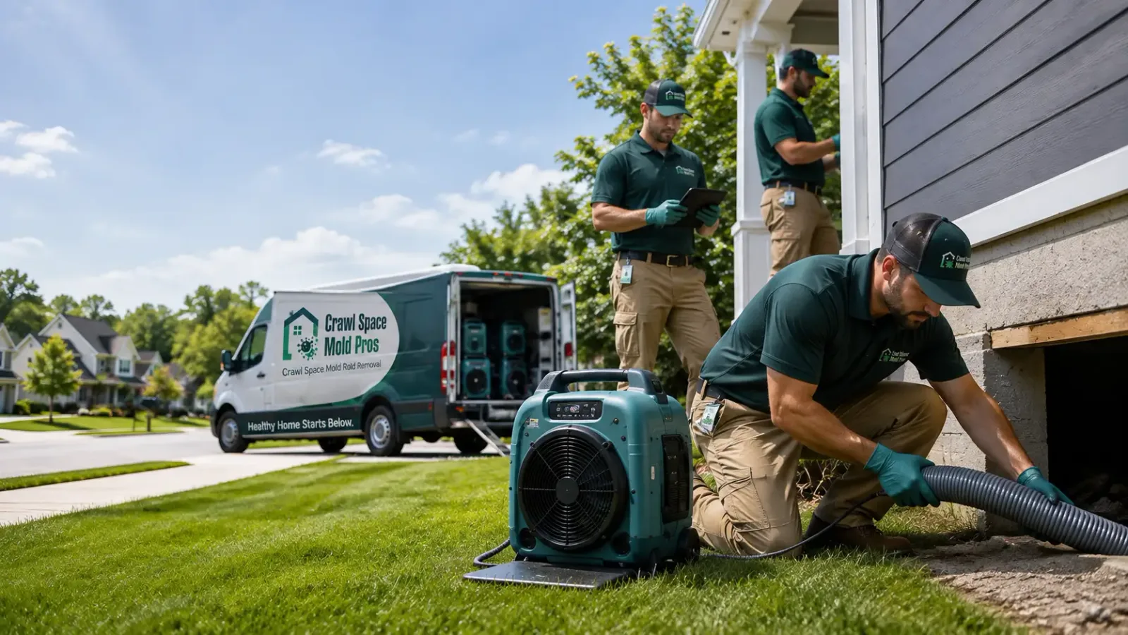 Crawl Space Mold Removal in Clarksville, MO